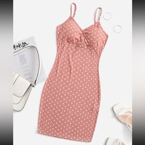 🆕Pink Polka Dot Dress
